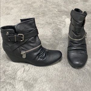 Black booties
